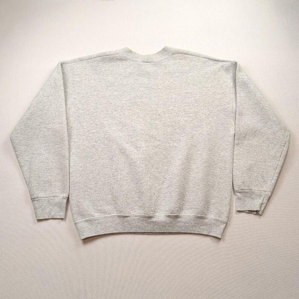 Vintage Nevada Nature Deer Crewneck Outdoors Gray Boxy Sweatshirt FOL Sz Large - Picture 4 of 6